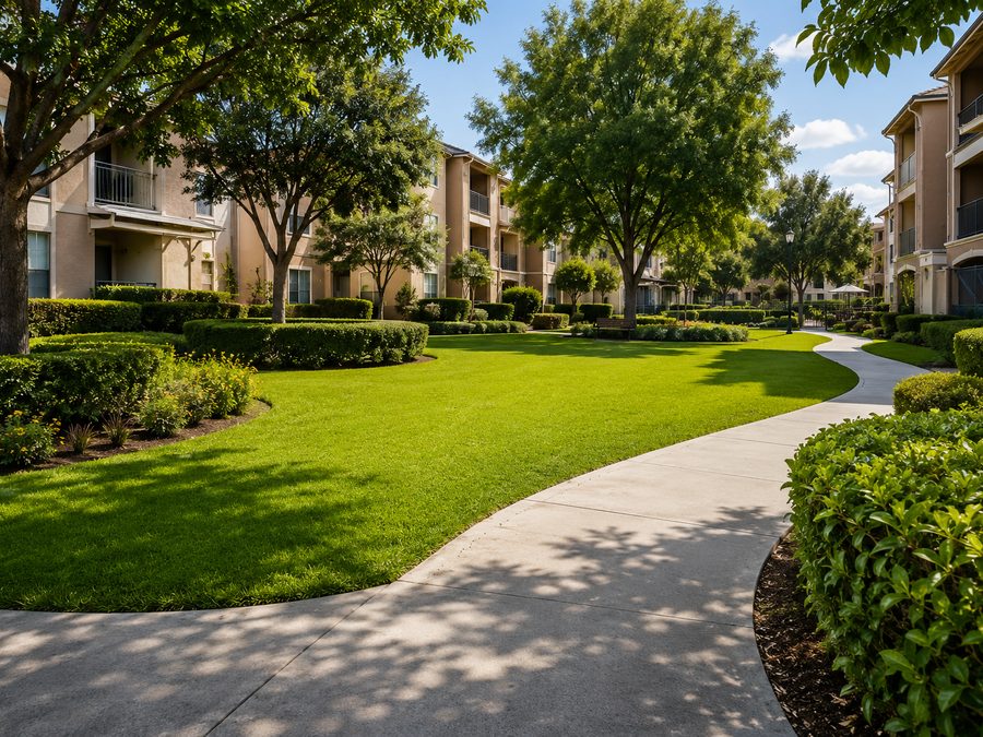 Managed community grounds